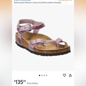 💜 Birkenstock Taormina Sandals in Oiled Lavender